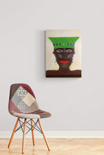“Simone” by Juanita D. Holley, Acrylic/Mixed Media on Canvas