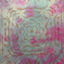 "Rusted Lace #6" by Jean M. Judd, Hand Stitched Thread on Hand Dyed Rust Pigmented Textile