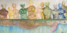 "Mother Earth and Humankind" by Kim Nelson, Mixed Media on Canvas