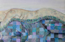 "Spoon Mountain" by Kim Nelson, Mixed Media on Canvas