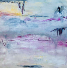 "Violet Mycelia" By Kim Campbell, Oil on Canvas