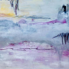 "Violet Mycelia" By Kim Campbell, Oil on Canvas