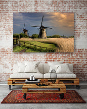 "Kinderdijk Windmills” by William Myers, Photograph on Fine Art Aluminum