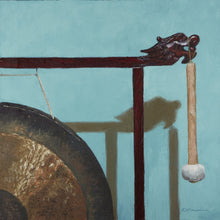 "Dragon Gong" by Kevin H Komadina, Oil on Canvas