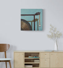 "Dragon Gong" by Kevin H Komadina, Oil on Canvas