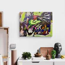 "Il paesaggio Dopo la Battaglia" by Lami Daher, Acrylic on Canvas