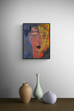 "Homage to Black Elk III" by Lami Daher,  Mixed Media on Board