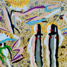 "Cosmic Confusion " by Leroi Johnson, Acrylic on Canvas