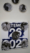 “September 26, 2020” by Michiyoshi DEGUCHI,  Oil , cotton cloth , photo , plexiglas