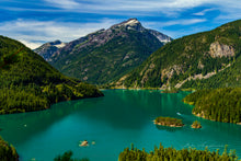“Diablo Lake” By Mike Humphries, Metal Print