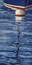 "Avalon Mooring" by Laurel Hunter, Oil on Canvas