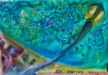 “Light House” By Christine Nelson, Oil on Canvas