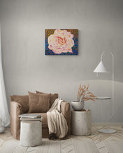"Eternal Rose Spirit" by Madeena Shafiq, Oil and Acrylic on Canvas