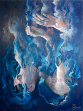 "Eu Te Escuto" (I Hear You) by Marz Pacheco, Oil on Gallery Wrapped Canvas