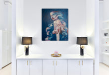 "Steel Die Mis Aan" (Light the Mist), Marz Pacheco, Oil on Gallery Wrapped Canvas