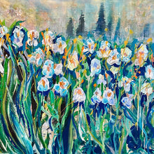 "Iris" by Lynn Marie,Mixed Media on Canvas