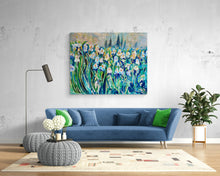 "Iris" by Lynn Marie,Mixed Media on Canvas
