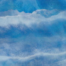 " Wave After Wave" by Melissa Renee, Resin on Wood Panel