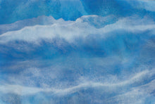 " Wave After Wave" by Melissa Renee, Resin on Wood Panel