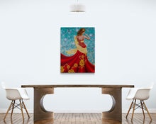"Vogue" by Jane Mick, Mixed Media on Textured Canvas