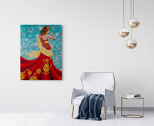 "Vogue" by Jane Mick, Mixed Media on Textured Canvas