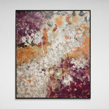 "Orange Heritage" by Mimi Silverman, Mixed Media on Canvas