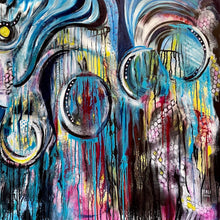 "Oil Spill" by Mali Armand, Acrylic on Canvas