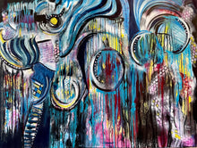 "Oil Spill" by Mali Armand, Acrylic on Canvas