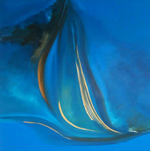 "Meu Azul Derrama em ti" by Mariella Morrone, Mixed Media on Canvas