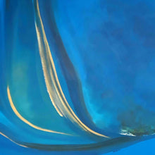 "Meu Azul Derrama em ti" by Mariella Morrone, Mixed Media on Canvas