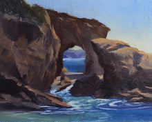 “Keyhole” By Claire Miller, Oil on Pain Board