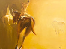 "Defense" by Mina Katoozi, Acrylic on Canvas