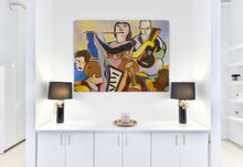 "Musician" by Mina Katoozi, Acrylic on Canvas