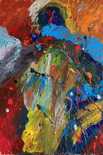 “Blast of Dreams” by Nathalie Gribinski, Acrylics on Canvas