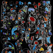 “Underwater Park” by Nathalie Gribinski, Acrylics and oil Markers on Canvas