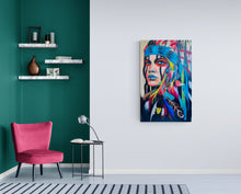 "Native American Beauty" by Nyx Sanguino, Oils on Canvas