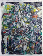 “Cells Accumulate Brightly” By Akira Kamita, Acrylic on Canvas