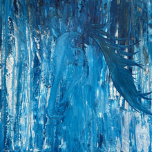 "Blue Shadow" by Naymesh Patel, Acrylic on Canvas