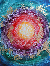 "Protectors of the Womb" By Melissa Leslie, Mixed Media on Canvas