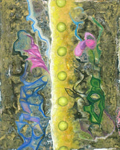 “Opuscules of D-brane” By Akira Kamita, Oil on Canvas