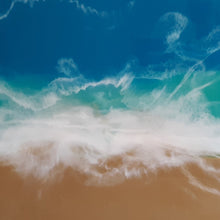 "Huntington Beach" by Peggy Klauss, Resin on Canvas