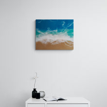"Huntington Beach" by Peggy Klauss, Resin on Canvas