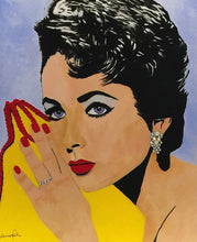“Elizabeth” by ﻿Bonnie Perlin, Embellished Acrylic on Canvas