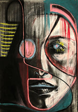 “Untitled 3 “ by Nathon, Pastel & Charcoal on Paper