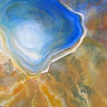 "Crater" by Mauricio Linares-Aguilar, Acrylic and Sand on Canvas