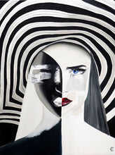 "Two Faces of a Woman" by Svetlana Bagdasaryan, Acrylic - Oil on Canvas