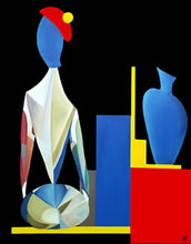 "Model" by Svetlana Bagdasaryan,  Oil - Acrylic on Canvas