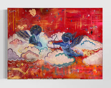"Angel Baby" by Sara Stoffmacher, Mixed Media on Canvas