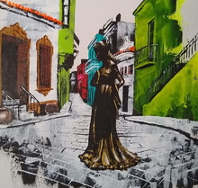 "Havana Vieja" By Holden Van Howe, Hand Embellished Giclee on Canvas