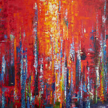 “Star Path” By Rath Marton, Oil on Canvas
